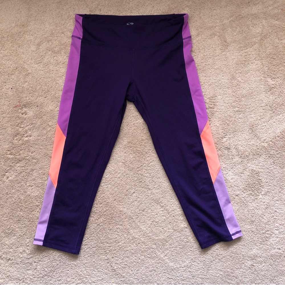 💜3 for 15 -Champion DuoDry Colorblock Capri